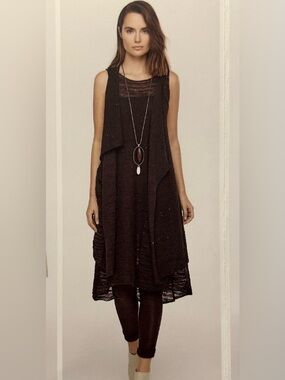 Two Piece SP Dress and long Vest